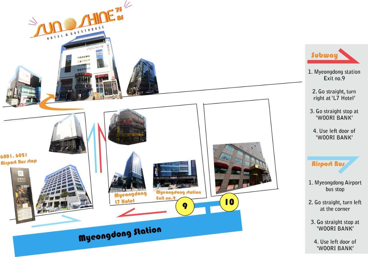 סיאול Myeongdong Sunshine Guesthouse מראה חיצוני תמונה